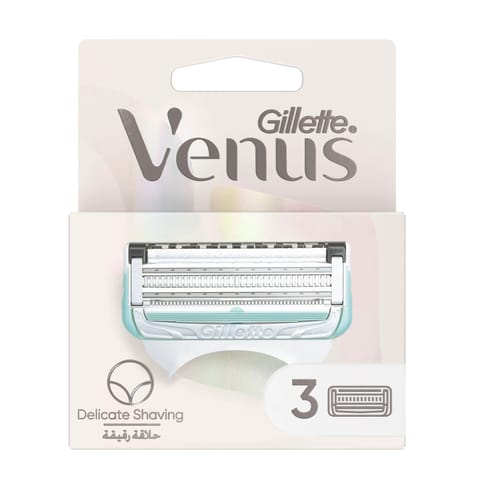 Gillette Venus Skin Care Razor Blade Refills with Precision Trimmer, 3 Count