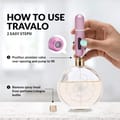 TRAVALA Refillable Perfume Spray# Silver