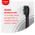 Colgate Battery 360 Sonic Charcoal Soft Toothbrush with charcoal infused bristles cleans in 4 ways for a healthy, whole mouth clean with a replaceable head and a battery