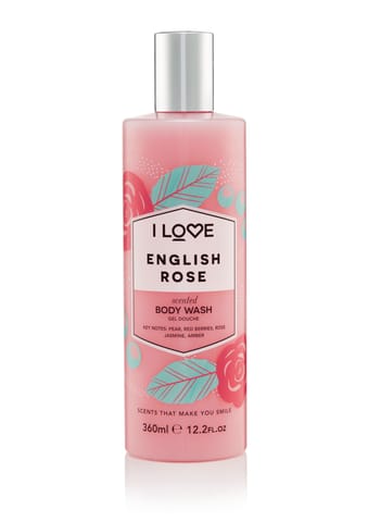 I LOVE Body Wash English Rose 375ml