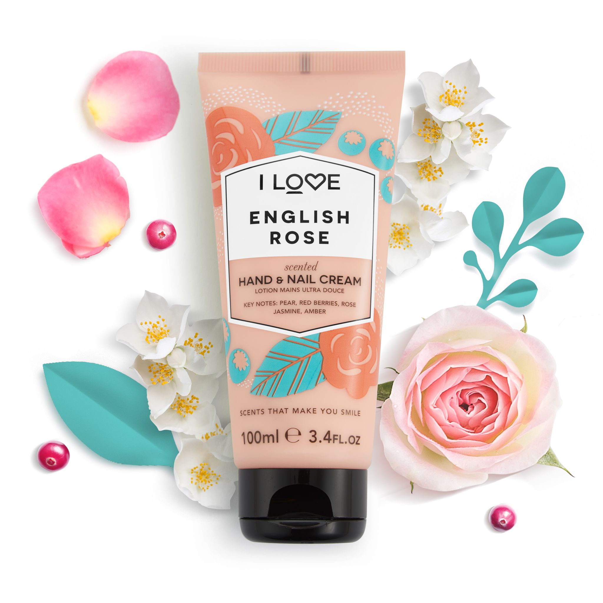 I LOVE Hand Cream English Rose 100ml