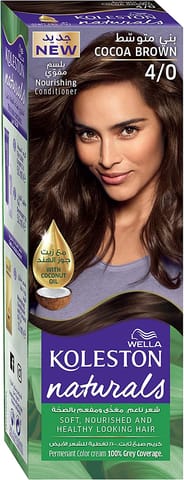 Koleston Naturals Hair Color Cocoa Brown 4/0