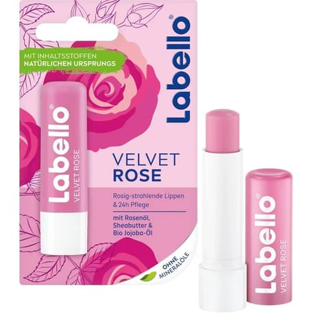 Labello Velvet Rose Lip Balm (4.8g)