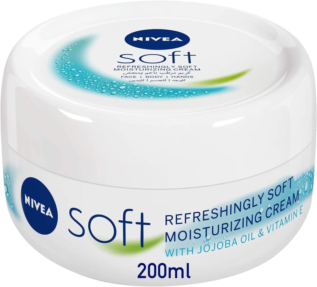 Nivea Soft Moisturizing Cream, Jar 200Ml