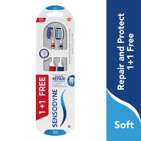 Sensodyne Repair & Protect Toothbrush Soft 1+1