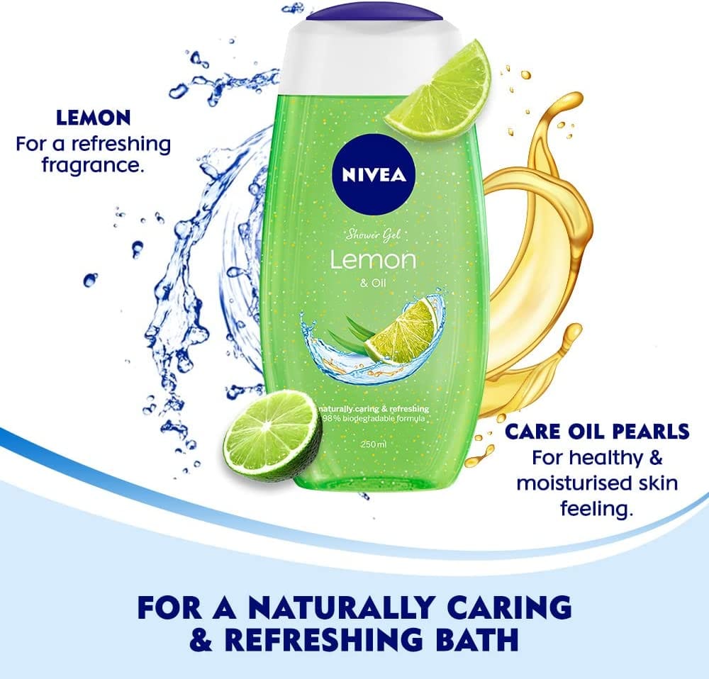 Nivea Shower Gel Lemon & Oil 250 ml