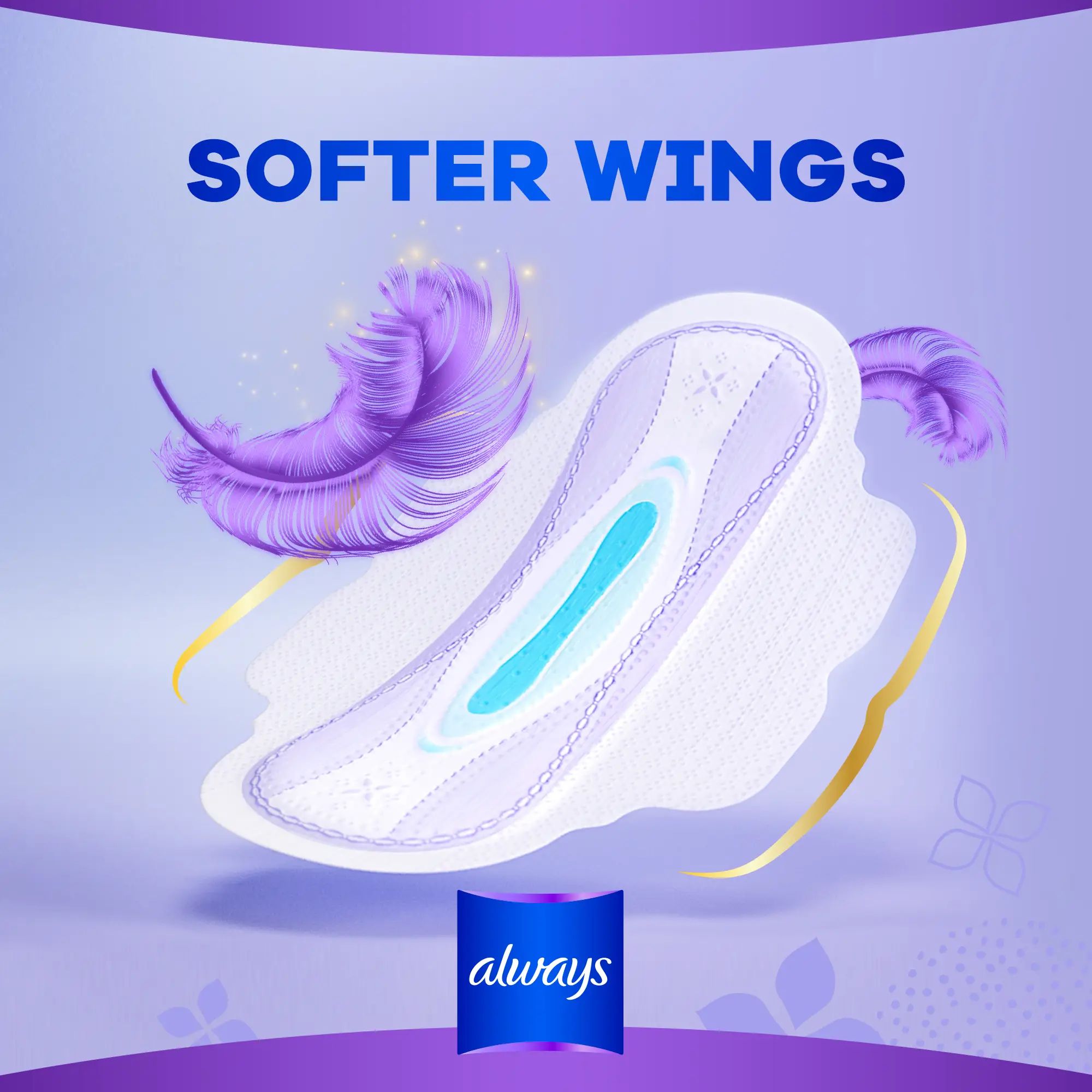 Always All in one Ultra Thin, Night sanitary pads with wings, 12 Pads