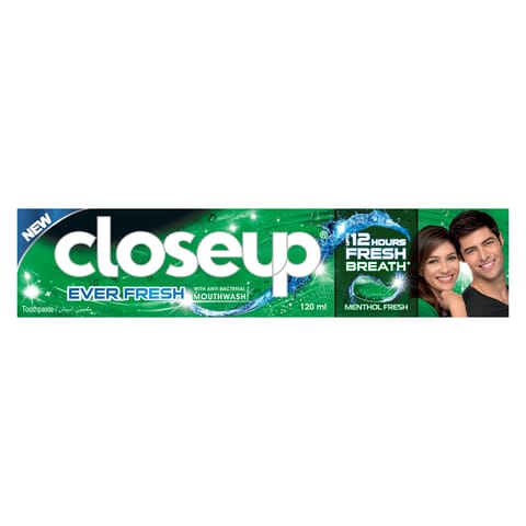 Close Up Toothpaste 12 Hours Fresh Breath With Menthol Chill - 120 Ml