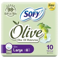 Sofy Feminine Napkin Olive Large Pack 10 pads