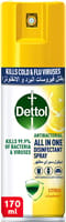Dettol Citrus Antibacterial All In One Disinfectant Spray - 170 ml