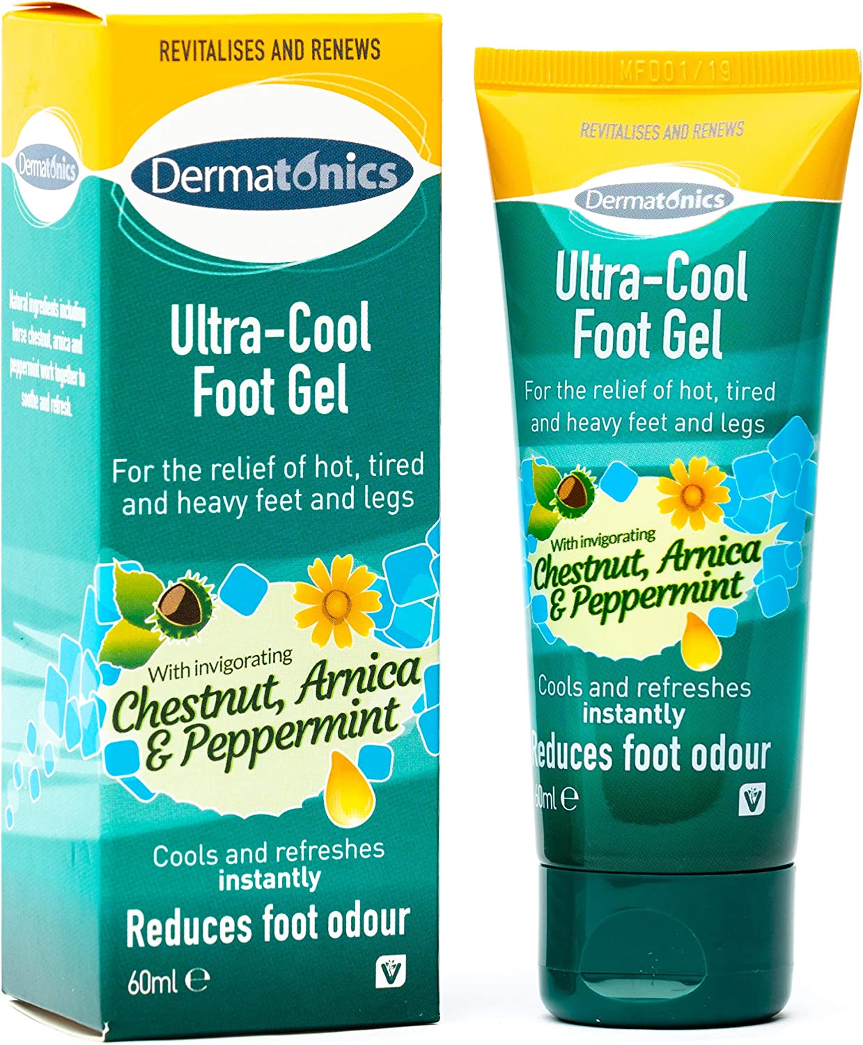 Dermatonics Ultra-Cool Foot Gel 60 Ml