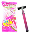 Personna Lady Comfort Body Razor, 2 Razors + 1 Free