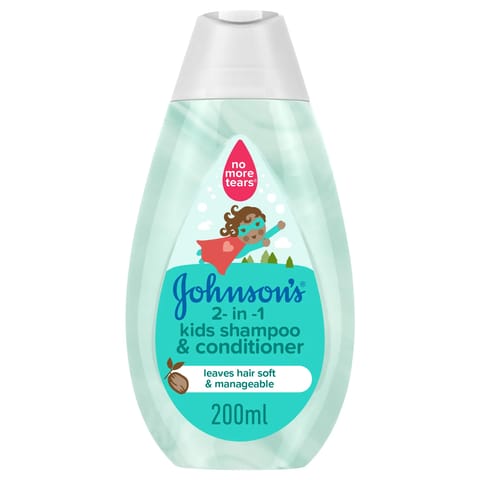 Johnson's 2 in1 Kids Shampoo & Conditioner 200 Ml