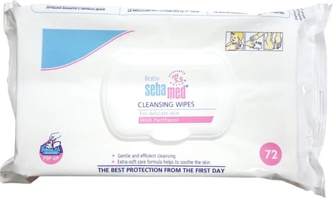 Sebamed Baby Cleansing Wipes Extra Soft 72 pcs