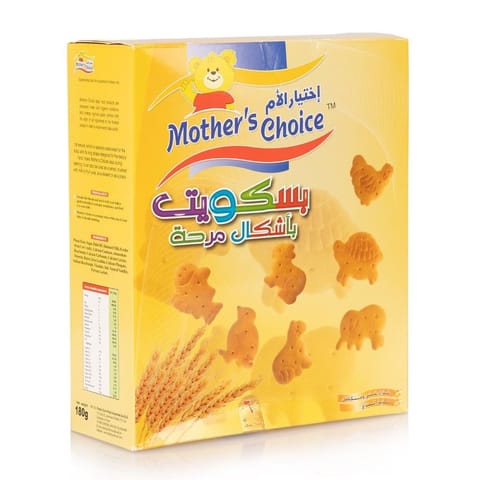 Mothers Choice Baby Biscuits Fun Shape Original 180 gm