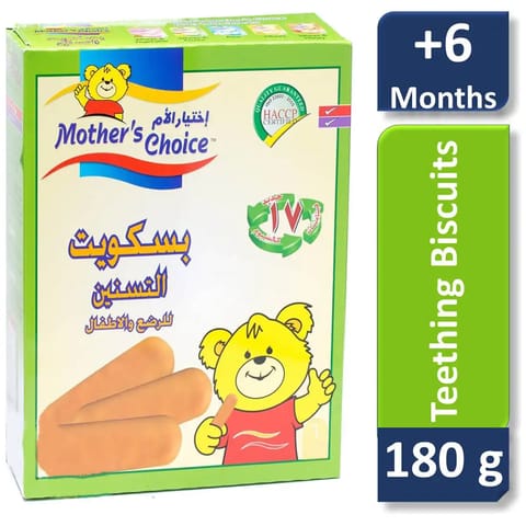 Mothers Choice Baby Teething Biscuits 180 gm