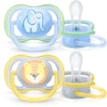 Avent Ultra Air Freeflow Soother, Deco Version, 0-6m