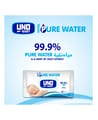 UNO Baby Pure Water Wipes 60 Wipes, White, Large