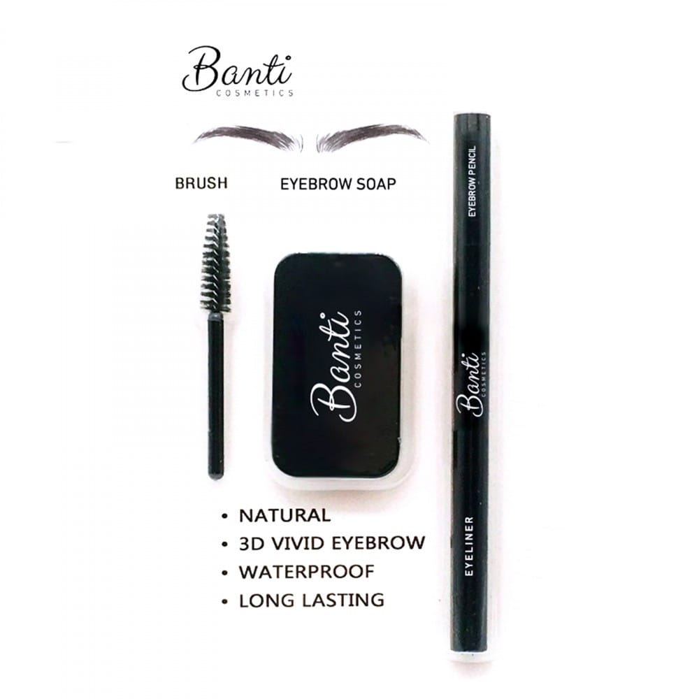Banti Cosmetics Eye Kit 3# Medium Brown