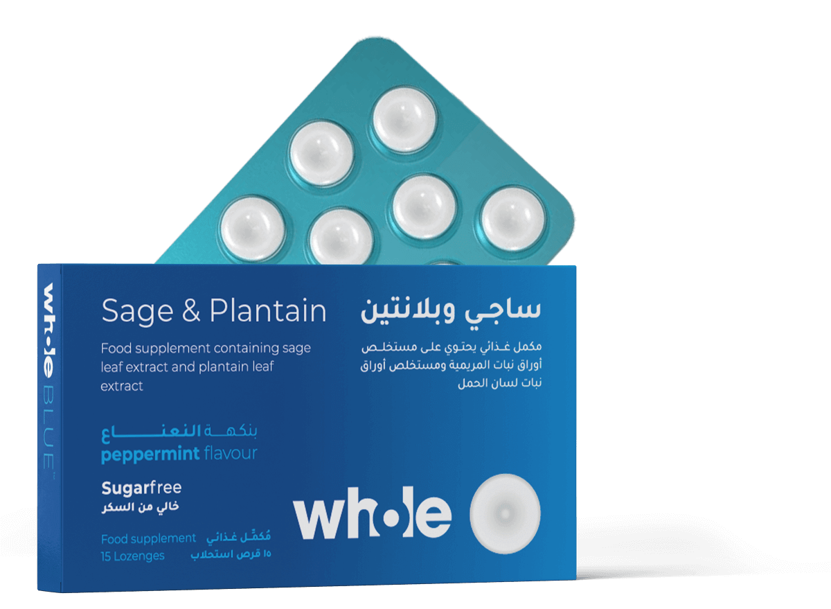 Whole Blue Sage&Plantin 15 Lozenges