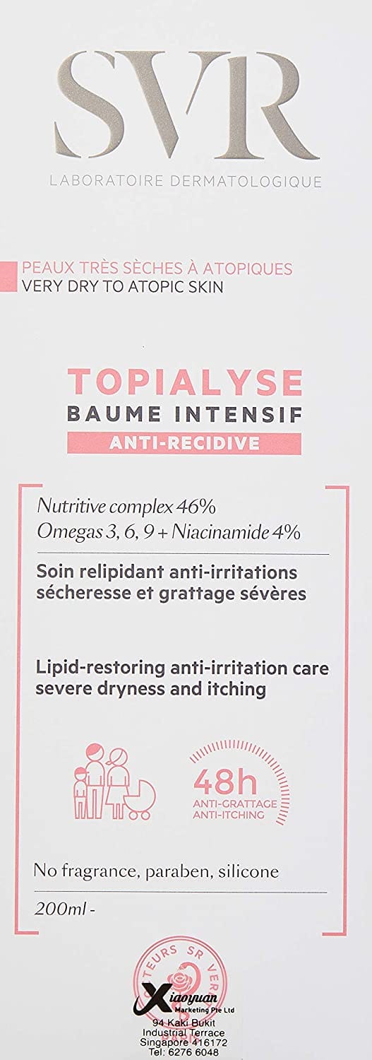 Svr Topialyse Baume Intensif 200Ml