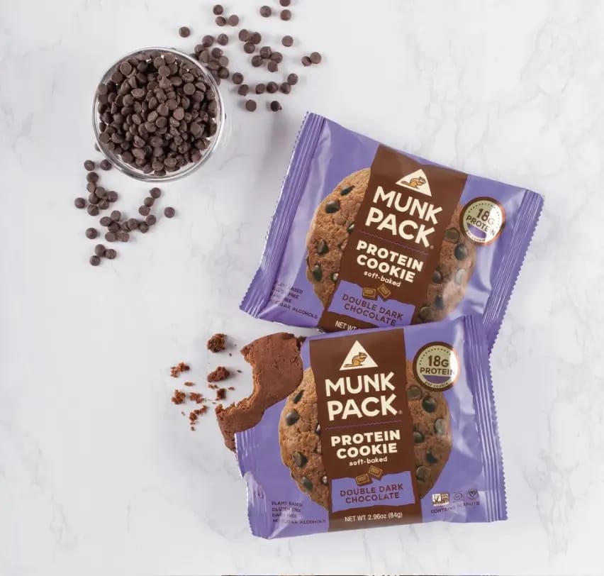 Munk Pack Double Dark Choco Cookies 84g