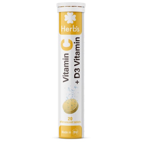 Herb'S Vitamin C 1000Mg + D3 400Iu