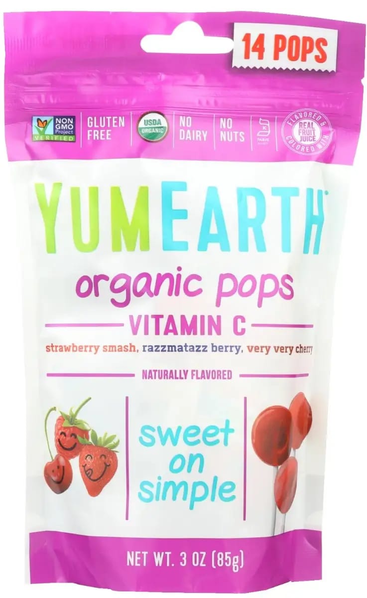 YumEarth Organic Pops Vitamin C x14 Pops