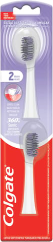 Colgate 360° Charcoal Battery Powered Toothbrush Replacement Brush Head