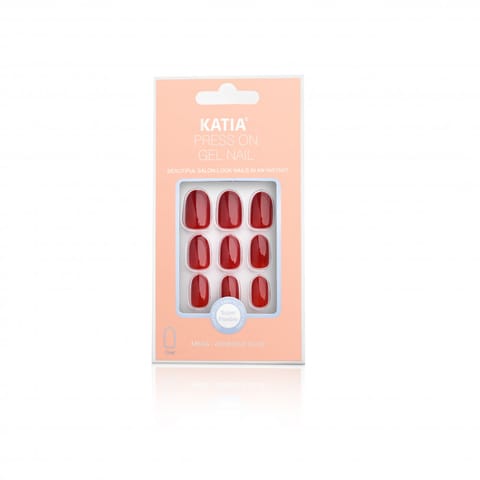 Katia Nails Oval# OK22 Dark Red