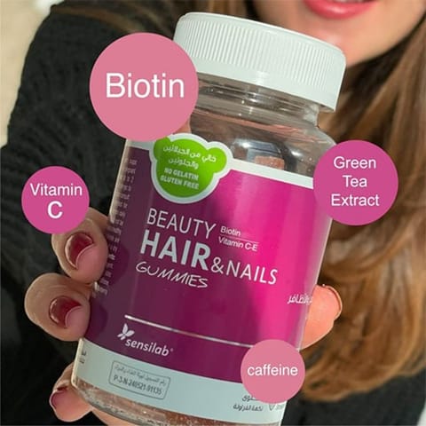 Yumi Hair Skin Nails Vitamin 60 Berries Gummies