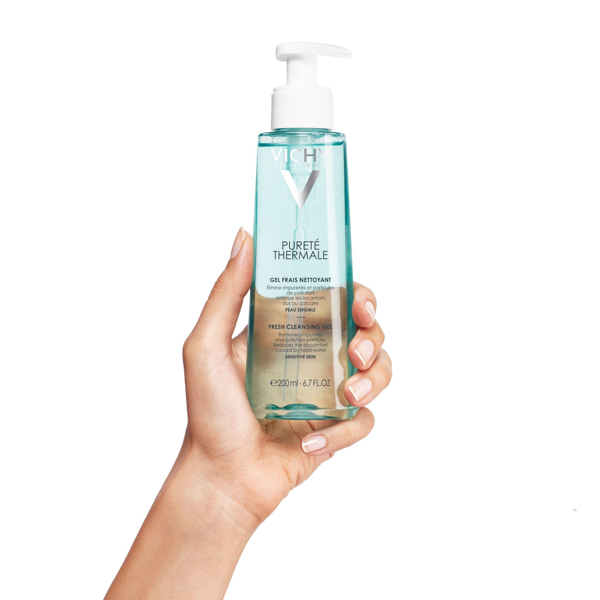 VICHY Purete Thermale Fresh Cleansing Gel for All Skin Types With Vitamin B5 200ml