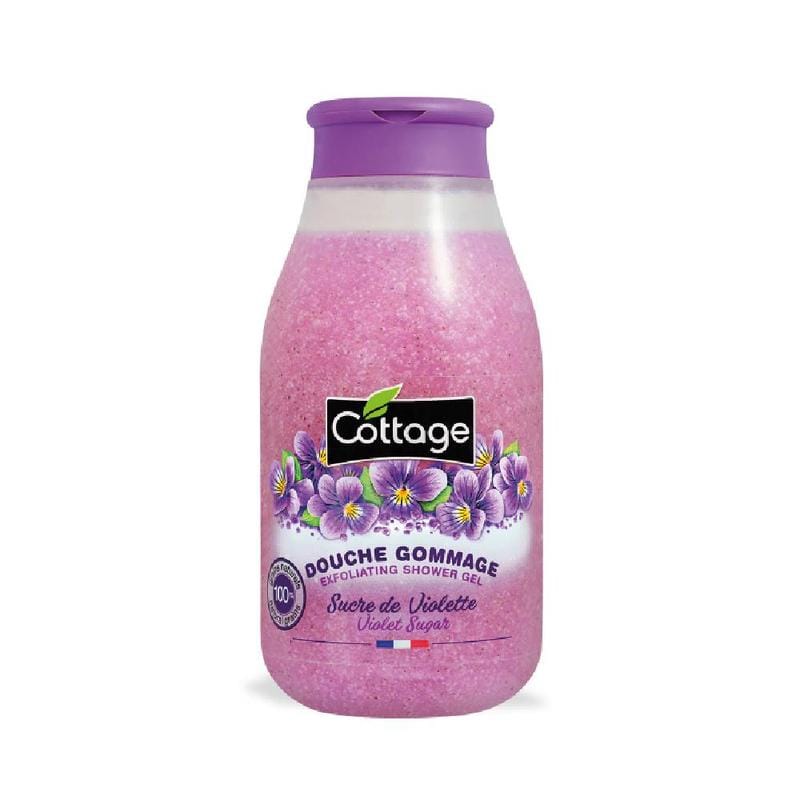 Cottage Exfoliating Shower Gel - Violet Sugar 270 ml