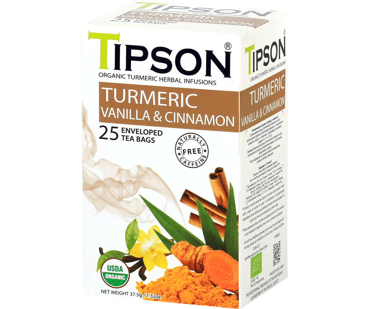 Tipson Turmeric Vanila & Cinnamon 25 Bag