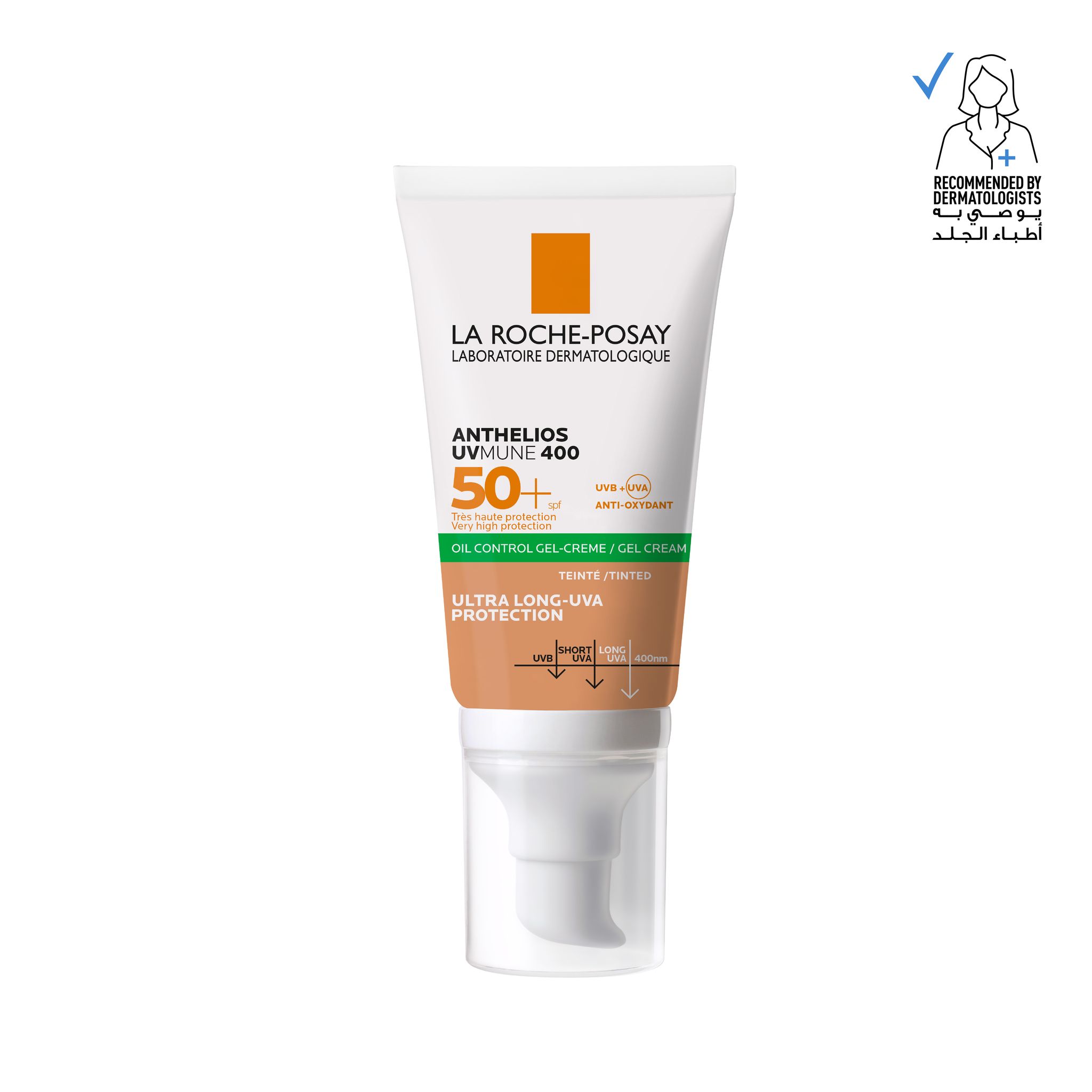 LA ROCHE POSAY Anthelios XL Tinted Dry Touch Facial Sunscreen SPF50+ for Oily Skin 50ml