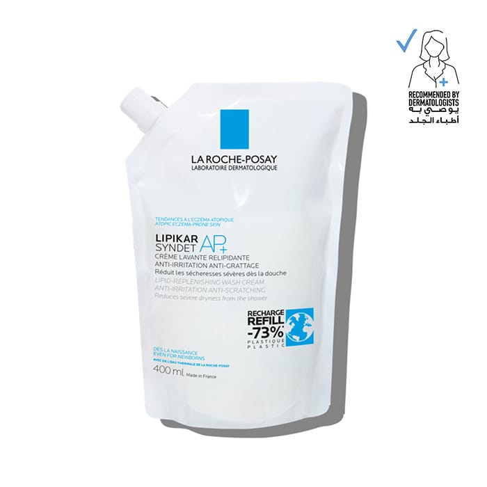 La Roche-Posay Lipikar Syndet AP+ Body Wash for Eczema Prone Skin Refill 400ml
