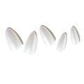 Loca Nails Acrylic Almond# A2 White