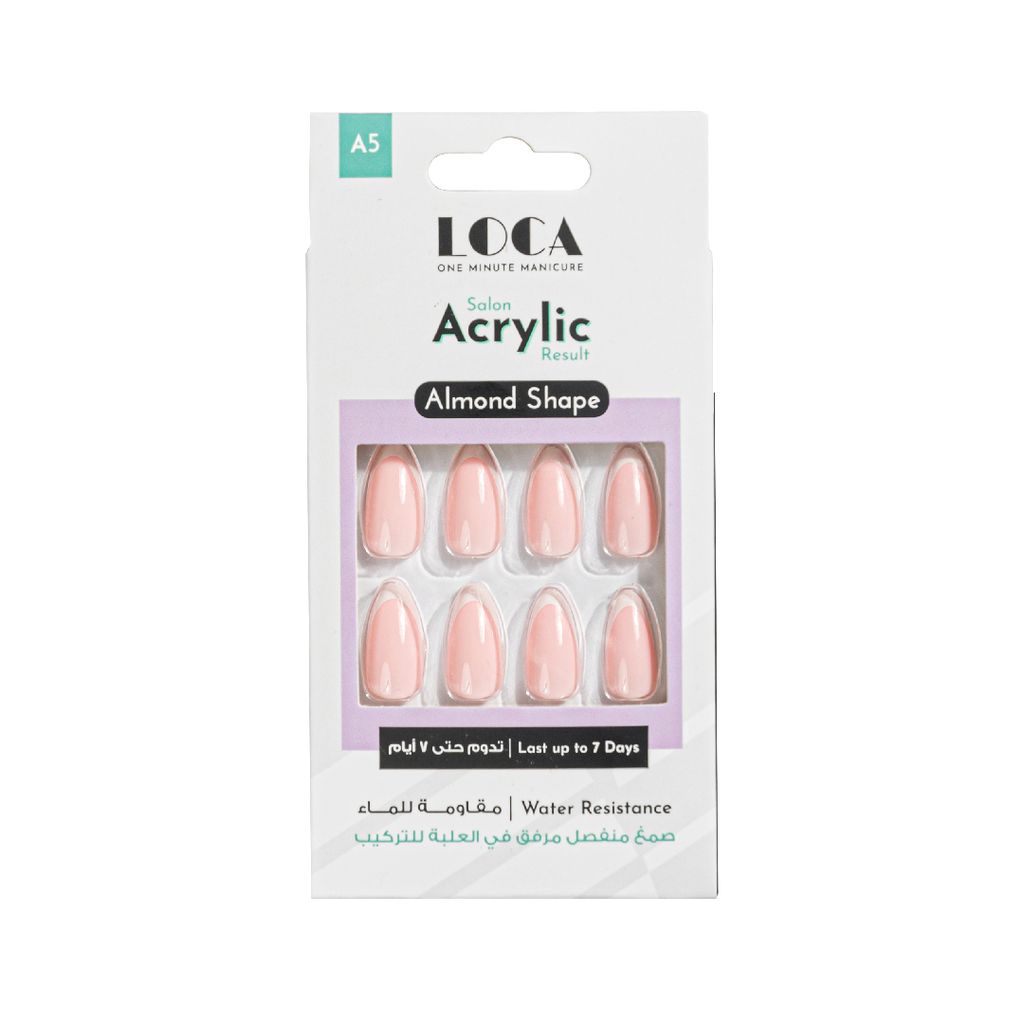 Loca Nails Acrylic Almond# A5 P/French