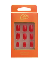 Glitz Nails Oval - 25 Red
