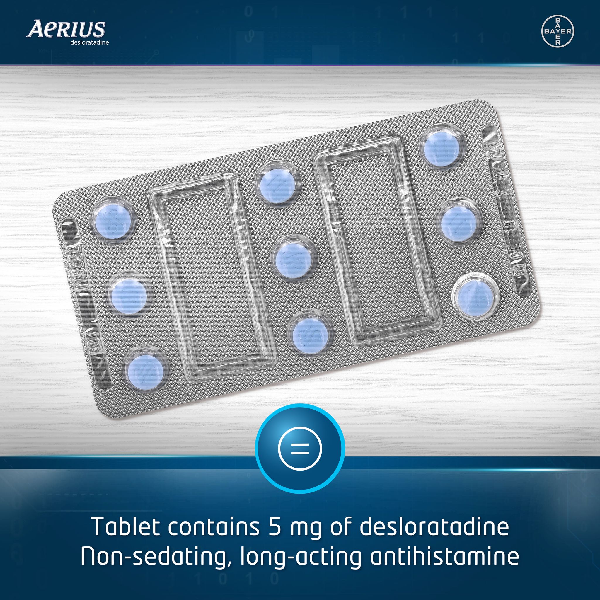 AERIUS 5 Mg Tablet 18Pcs