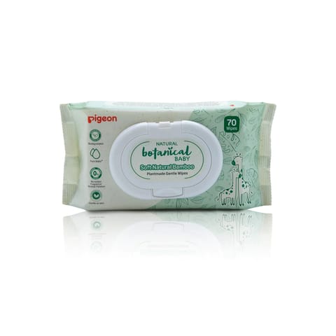 Pigeon Natural Botanical Baby Wipes 70 s