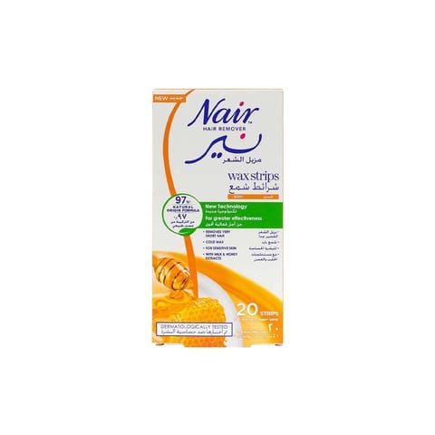 NAIR BODY WAX MILK AND WITH MILK & HONEY  20S