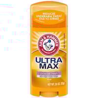 A&H UMAX DEODRANT POWDER FRESH SOLID 2.6oz/73GM