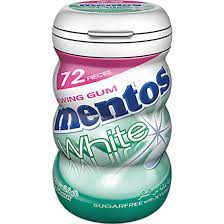 Mentos White Spearmint Bottle 72 pcs