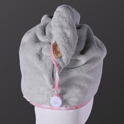 Reefi Hair Cap  flowered edges Pistachio