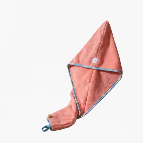 Reefi Hair Cap  flowered edges Apricot