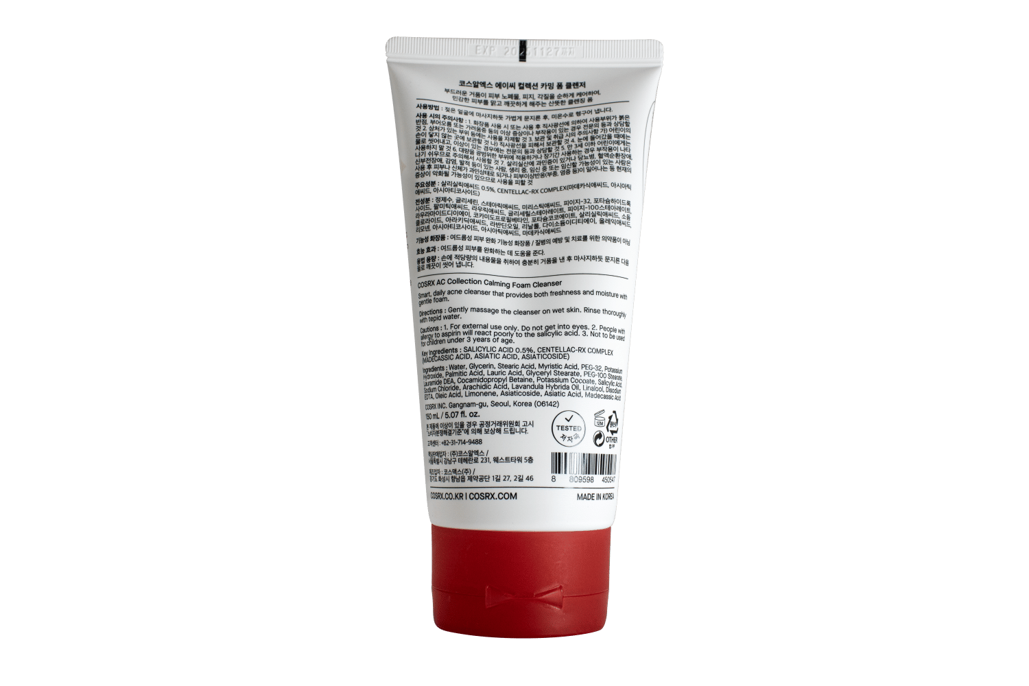COSRX AC COLLECTION CALMING FOAM CLEANSER