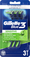 GILLETTE 648 BLUE3 SENSITIVE 3CT MEA