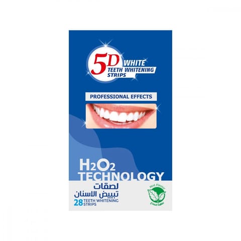 5D White Teeth Whitening Strips 28