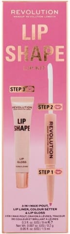 MR Lip Shape Lip Kit# Warm Nude